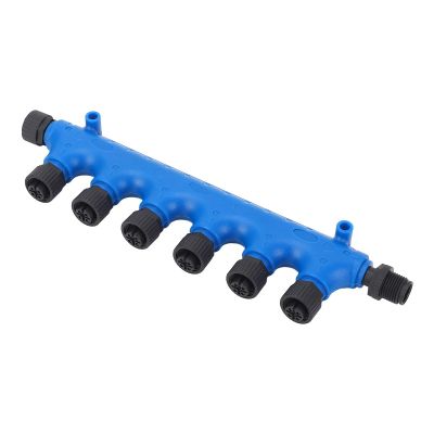 KIMISS 6 Port T Connector for NMEA 2000, Multiport Tee Terminator for Lowrance Networks, 5 Pin 22AWG, IP67 Water Resistant, Stable Connection