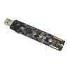 M.2 NVME SSD to USB 3.2 GEN2 10Gbps Adapter Board RTL9210 Chip M.2 NVMe to USB-A view 2