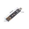 M.2 NVME SSD to USB 3.2 GEN2 10Gbps Adapter Board RTL9210 Chip M.2 NVMe to USB-A view 3