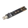 M.2 NVME SSD to USB 3.2 GEN2 10Gbps Adapter Board RTL9210 Chip M.2 NVMe to USB-A view 4
