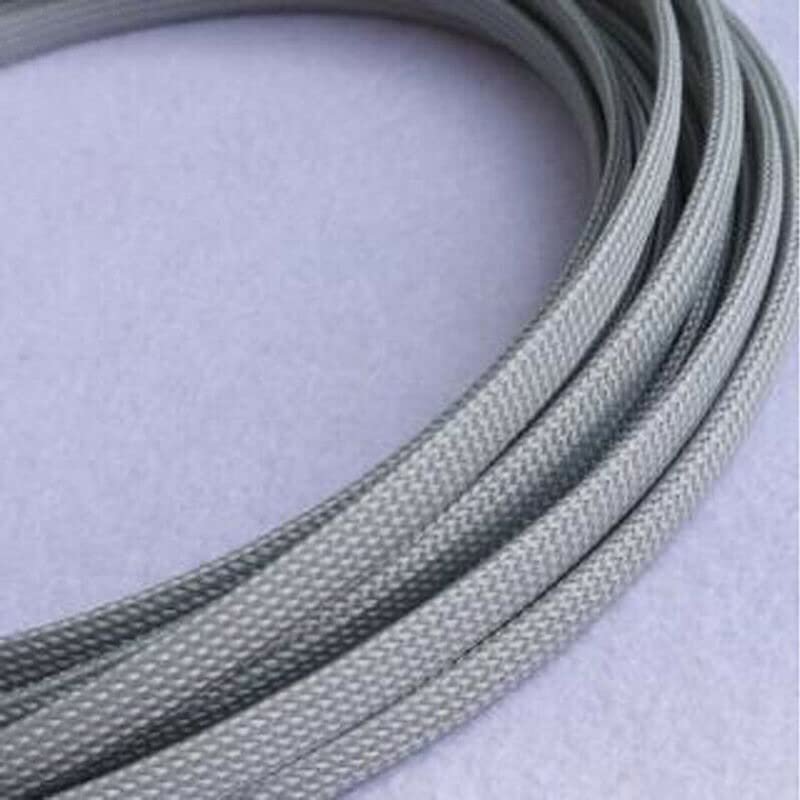 1-30M Gray Cable Sleeves Snakeskin Mesh Wire Protecting Nylon Tight PET Expandable Insulation Sheathing Braided Sleeves - (Color: 3Meters, Inside Diameter: 16mm)
