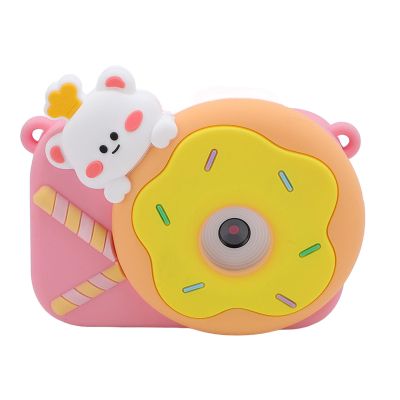 SENECESLI Kids Camera, 1080P Children Digital Video Camcorder with Dual Lens, 2 Inch Compact Small Selfie Camera Shockproof with Various Filters for Photography (Pink)