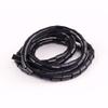 10M Black Spiral Cable Wire Tidy Wrap PC Home Cinema TV Management Organising Kit 4-50mm view 2