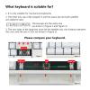 104 Pcs DIY Mechanical Keyboard Keycaps Set Backlit Key Cap Fit for Cherry/Kailh/Gateron Keycap(Pink) view 4