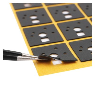120 Pieces Mechanical Keyboard Switch Sticker Noise Dampener Foam Sound Reduction Insulation Film Fit for Switch Stabilizer(PE)