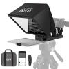 GVM 12" Teleprompter for iPad Tablet Phone DSLR Camera, Collapsible Teleprompter Kit with Installation Free Design, HD Refective Display, APP Remote Control, Carry Case, for Video Recording view 1