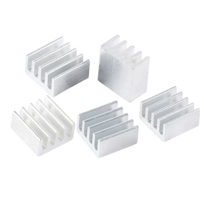 100pcs/5pcs 8.8 * 8.8 * 5mm Heatsink Silver Radiator Cooling Aluminum Heat Sink for LED Electronic Heat Dissipation Cooler New for Arrival 2025 High for Quality