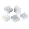 100pcs/5pcs 8.8 * 8.8 * 5mm Heatsink Silver Radiator Cooling Aluminum Heat Sink for LED Electronic Heat Dissipation Cooler New for Arrival 2025 High for Quality view 1