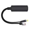 PLCPDM DC5.5x2.1mm PoEs Adapter 15.4W Connectors Splitter RJ45 Cable Power Over Ethernet Adapter Injectors Splitter Camera view 1
