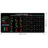 Stock Market Mouse Pad, 35.4"*15.7" Trading Mouse Pad, Chart Patterns Cheat Sheet Mouse Pad, Large Size Trading Patterns Mouse Pad, Day Trading Accessories, with Stitched Edges view 2