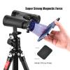 Cell Phone Adapter for Binocular, Universal Smartphone Mount for Binocular, Compatible with Eyepiece Outer Diameter 47-53mm, 2503 view 4
