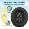 MusiDianTang Replacement mesh Fabric Earpads Pads Cushion Compatible for SteelSeries Arctis 1/3/5/7/7+/7P/7P+/7X/7X+/9/9X/Pro/Prime Headphone(White Stripe) view 4