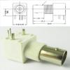 JENANI Spare Part 100x White BNC Female Jack Right Angle PCB Panel Mount CCTV Soldering Contor view 2
