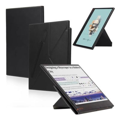 AJUSIBZR Smart Case Compatible with Boox Note Air 4 C 10.3" Magnetic Cover Multi-Folding Funda with Pencil Pocket Auto Wake/Sleep
