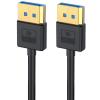 Zaxion Silicone Cable DisplayPort 1.4 90 Angled Cord Up to 8K60Hz 4K/144Hz Flexible 30-100cm Lengths view 1