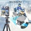 1/4" Adapter Screw Head Camera Mount with Arca, GP-01 Aluminum Alloy Tripod Conversion Adapter Compatible with Insta360 One X4 X3 X2 X/ DJI Pocket 2/ GoPro Hero Accessories view 4