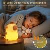 MOKYDUO Capybara Night Light, Nursery Lamp, 7-Color RGB & 3-Level Warm Dimmable, Tap Control, 30Min Timer, 100% Safe &Soft Silicone, Adorable, Soothing Ambiance, Gift for Kids, Zen, Wooden Fish view 4