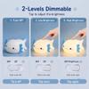 MOKYDUO Blue Axolotl Night Light for Kids, Squishy Silicone Nursery Lamp view 2