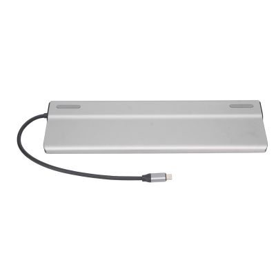 14 in 1 Docking Station, Type C Hub with 3USB3.0 2USB2.0 PD Storage Card Memory Card VGA RJ45 AUDIO3.5 2USB C Ports, for Multi Device Connectivity