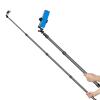 Premium Carbon Fiber Camera Extension Pole, 4 Section Telescopic Monopod, Adjustable 1/4in Thread Selfie Stick for DSLR Action Cameras, Sturdy Aluminum Alloy Locks, Lightweight view 2