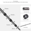 Premium Carbon Fiber Camera Extension Pole, 4 Section Telescopic Monopod, Adjustable 1/4in Thread Selfie Stick for DSLR Action Cameras, Sturdy Aluminum Alloy Locks, Lightweight view 3