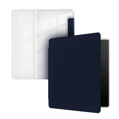 enoxboo Case for 7 inch Kindle Oasis 10th/9th 2019/2017 Release, Ultra-Clear Transparent TPU Back Cover, Model No.S8IN4O/CW24WI