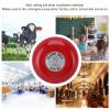 Fire Alarm Bell, 6In Waterproof Portable Aluminum Alloy 24V Wired, 95Db Loud Security ing Bell For School, Home, Factory, Ideal For Fire Alarms And School Bell Systems view 2