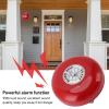 Fire Alarm Bell, 6In Waterproof Portable Aluminum Alloy 24V Wired, 95Db Loud Security ing Bell For School, Home, Factory, Ideal For Fire Alarms And School Bell Systems view 3