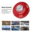 Fire Alarm Bell, 6In Waterproof Portable Aluminum Alloy 24V Wired, 95Db Loud Security ing Bell For School, Home, Factory, Ideal For Fire Alarms And School Bell Systems view 4