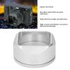 Lens Hood for X100VI X100V, Aluminum Alloy Square Lens Shade for Camera, Lightweight Square Camera Lens Hood Replacement (Silver) view 3