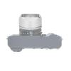 Lens Hood for X100VI X100V, Aluminum Alloy Square Lens Shade for Camera, Lightweight Square Camera Lens Hood Replacement (Silver) view 4