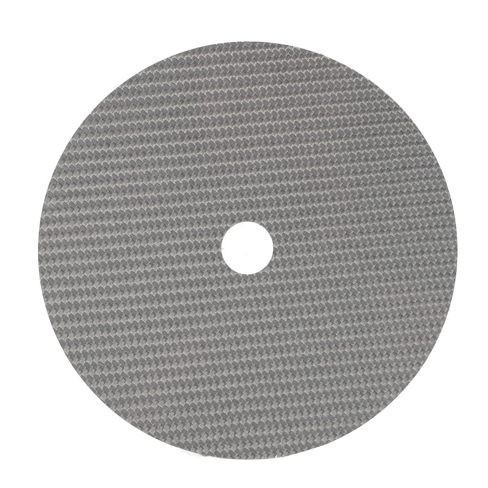Turntable Mat, CD Tuning Pad, Carbon Fiber CD Mat, HIFI CD Tuning Mat Low Distortion Rate Carbon Fiber CD Pad for CD Player (Silver)