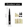 Arwrilt Car Bullet Antenna, Skull American Flag Pattern Truck Bullet Antenna, Car Truck Exterior Decoration Accessories, for GM Chevy Silverado 1500 3500 HD Avalanche GMC Sierra 1500 3500 (Black) view 2