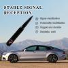 Arwrilt Car Bullet Antenna, Skull American Flag Pattern Truck Bullet Antenna, Car Truck Exterior Decoration Accessories, for GM Chevy Silverado 1500 3500 HD Avalanche GMC Sierra 1500 3500 (Black) view 4