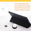 MECCANIXITY 1.8 ft Retractable Cable Lock with Latch Remote Control Security Lock with Adjustable Cord Tether Anti Theft for Laptop, TV, 200g, Black, 2 Pack view 3