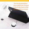 MECCANIXITY 1.8 ft Retractable Cable Lock with Round Patch Remote Control Security Lock with Adjustable Cord Tether Anti Theft for Laptop, TV, 200g, Black, 2 Pack view 3