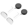 MECCANIXITY 1.8 ft Retractable Cable Lock with Arc Patch Remote Control Security Lock with Adjustable Cord Tether Anti Theft for Laptop, TV, 200g, Black, 2 Pack view 1