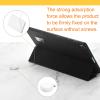 MECCANIXITY 1.8 ft Retractable Cable Lock with Square Patch Remote Control Security Lock with Adjustable Cord Tether Anti Theft for Laptop, TV, 200g, White, 4 Pack view 3