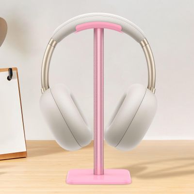 DJAPWPX-Headphone Stand Detachable Headphone Holder Universal Gaming Headset Holder Space Saving Headphone Holder Stand for Most Wired and Wireless Headphones (Pink)