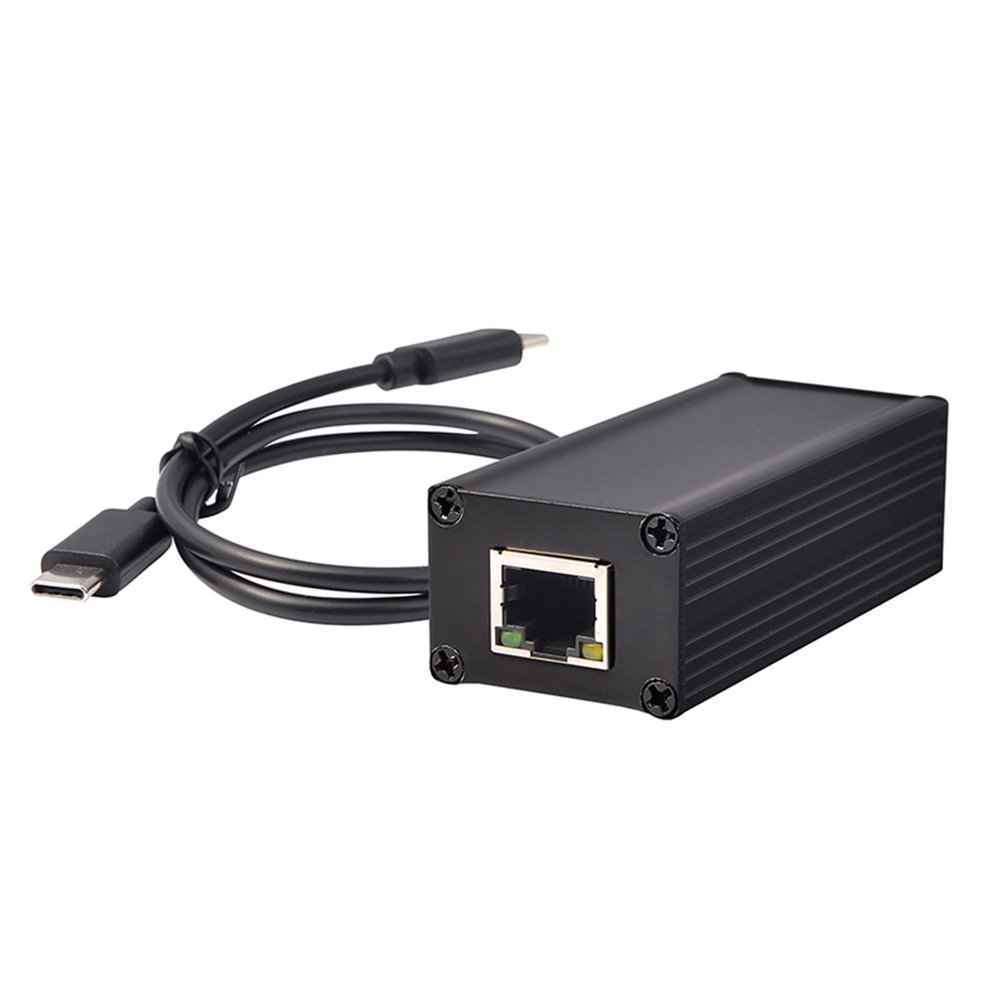 ZHENZQ GPD2CBT 20V Gigabit PoEs Ethernet Adapter RJ45 to Type C 1000Mbps Converters for Enhances Data Transfer