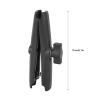equlup Double Socket Arm, Double Sleeve Long Arm 17cm/6.7in Aluminum Alloy Double Socket Swivel Arm for Size 1inch Ball Components view 2