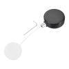 MECCANIXITY 1.8 ft Retractable Cable Lock with Round Patch Remote Control Security Lock with Adjustable Cord Tether Anti Theft for Laptop, TV, 200g, Black view 1