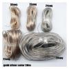 Communication Equipment 30 Meters UL2468 26 24 22 20AWG PVC Tinned Bare Copper Cord Gold and Silver Audio Speaker Cable 2468 Transparent Parallel Line Wire and Cable(30awg Double Silver) view 4