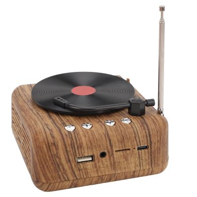 aqxreight Player Speaker 360 Stereo Vintage BT Bass Portable Turntable Record Player Speaker for Sports Outdoor Recreation Black Immerse in Rich Experience The Player That Hi Fi Q Player