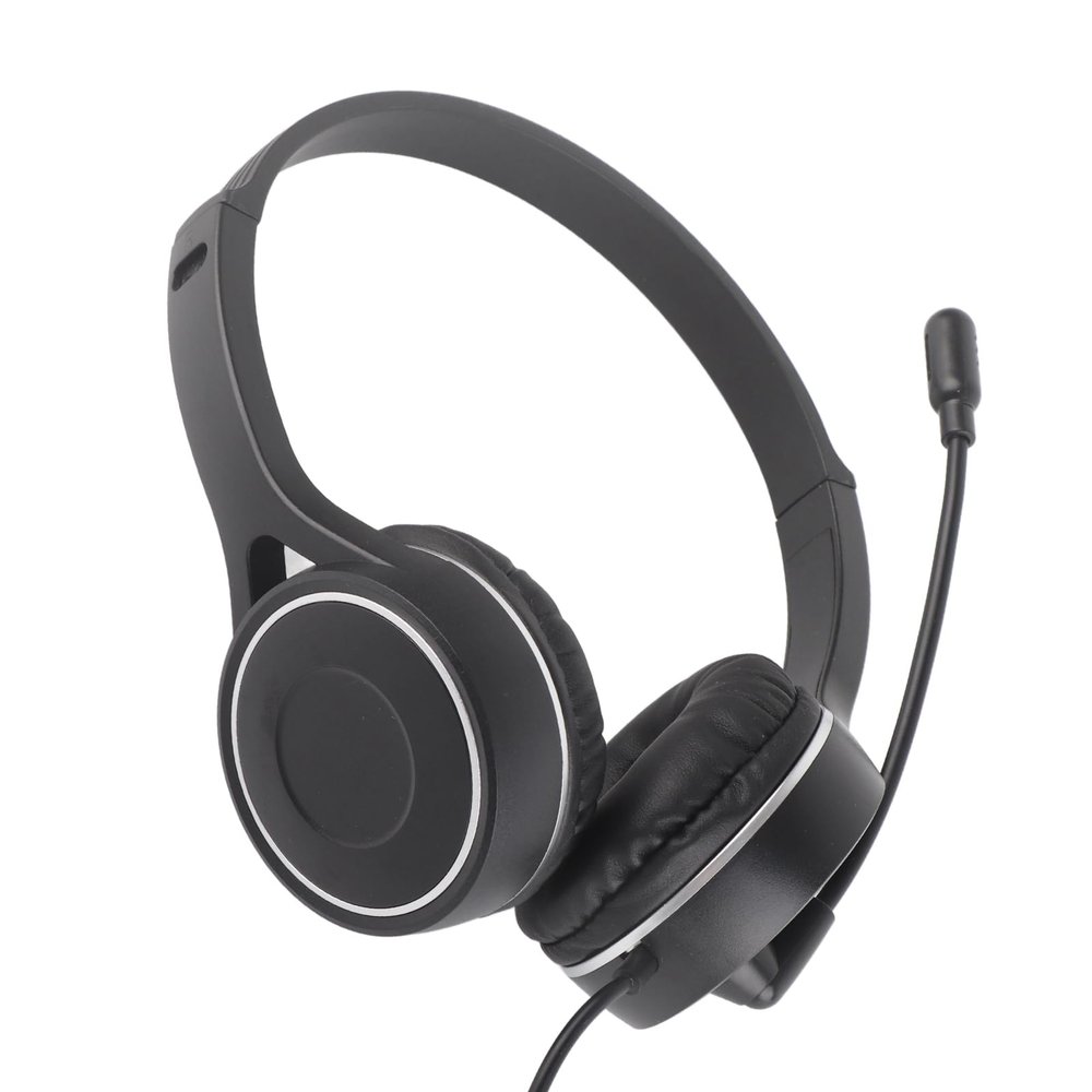 aqxreight Kids Headphone 4D Stereo Surrounded Professional USB Computer Headset for Online Class Music Earmuffs Over Ea Only Provide Comfort Also Isolate Kids HeadphoneUSB PC HeadphoneOn