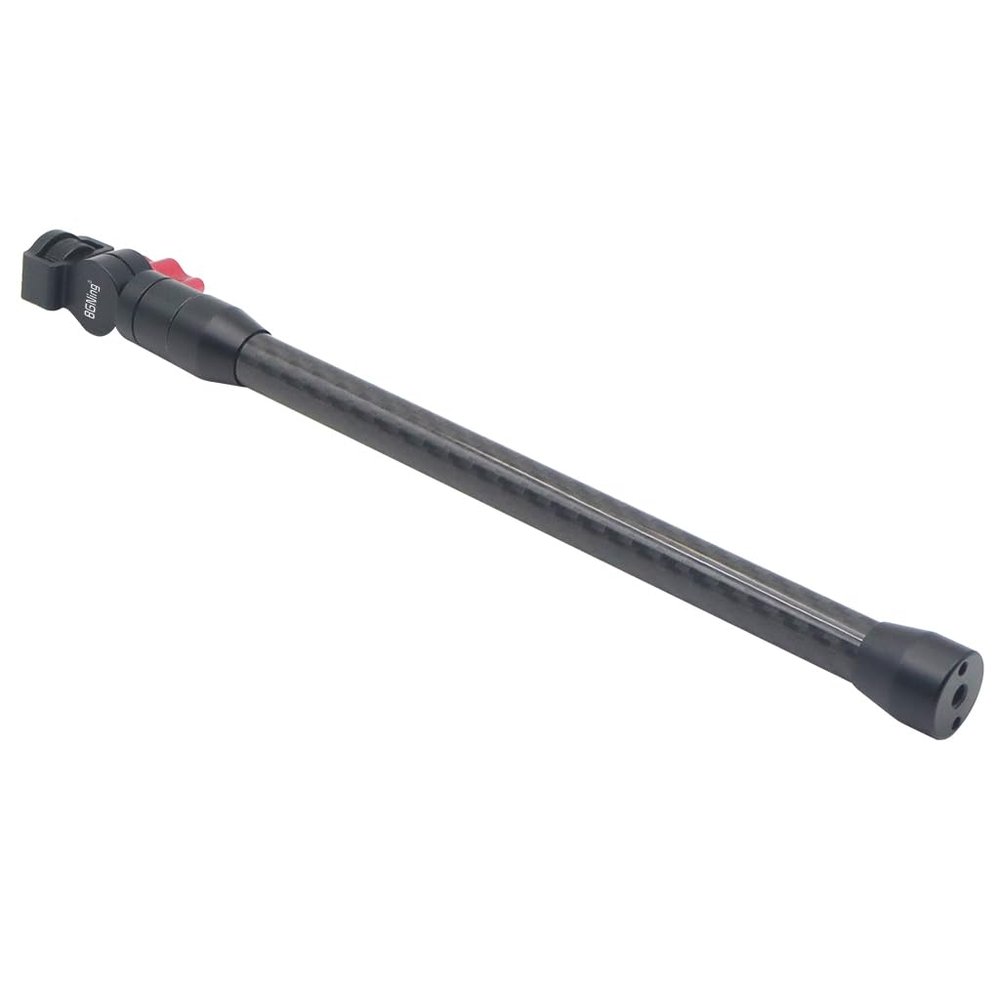 BGNing Carbon Fiber Selfie Stick/Monopod with 1/4 Threaded Extension Rod and Magnetic Base,Compatible with OSMO 360,ACTION5 PRO,Hero13,Insta360 X4 and Pocket 3/4(1 4 Turntable 290mm)