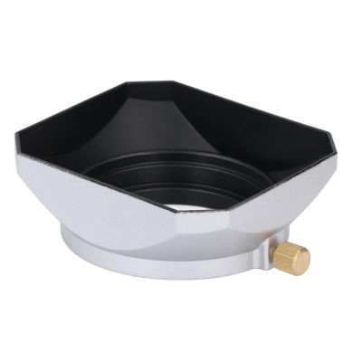 43mm Metal Lens Hood Aluminum Alloy ABS Digital Camera Lens Hood Shade for 25mm Or Length Sliver Provides Your Lens Acci and the From Wind and Adve Camera Lens Hood Lens HoodLens
