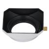 43mm Metal Lens Hood Aluminum Alloy ABS Digital Camera Lens Hood Shade for 25mm Or Length Sliver Provides Your Lens Acci and the From Wind and Adve Camera Lens Hood Lens HoodLens view 2