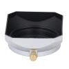43mm Metal Lens Hood Aluminum Alloy ABS Digital Camera Lens Hood Shade for 25mm Or Length Sliver Provides Your Lens Acci and the From Wind and Adve Camera Lens Hood Lens HoodLens view 4