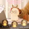 FAMIDUO Kids Night Light,Rainbow Mood Light,Squishy Silicone Bunny Lamp view 3